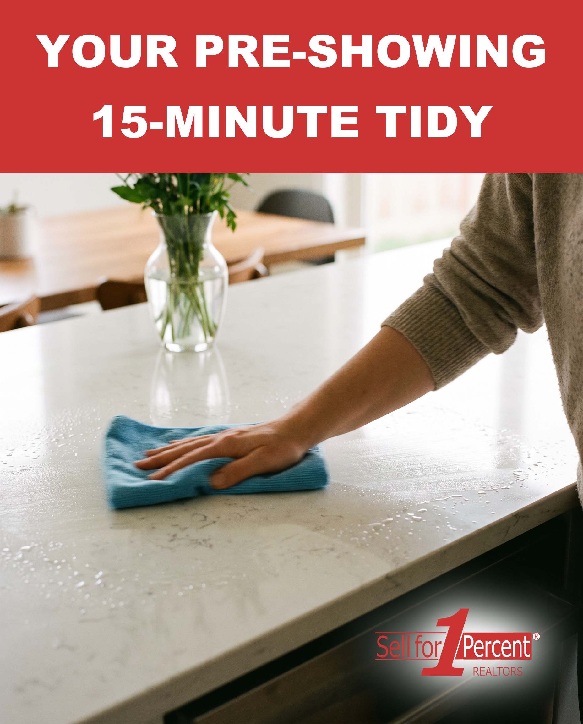Your Pre-Showing 15-Minute Tidy
