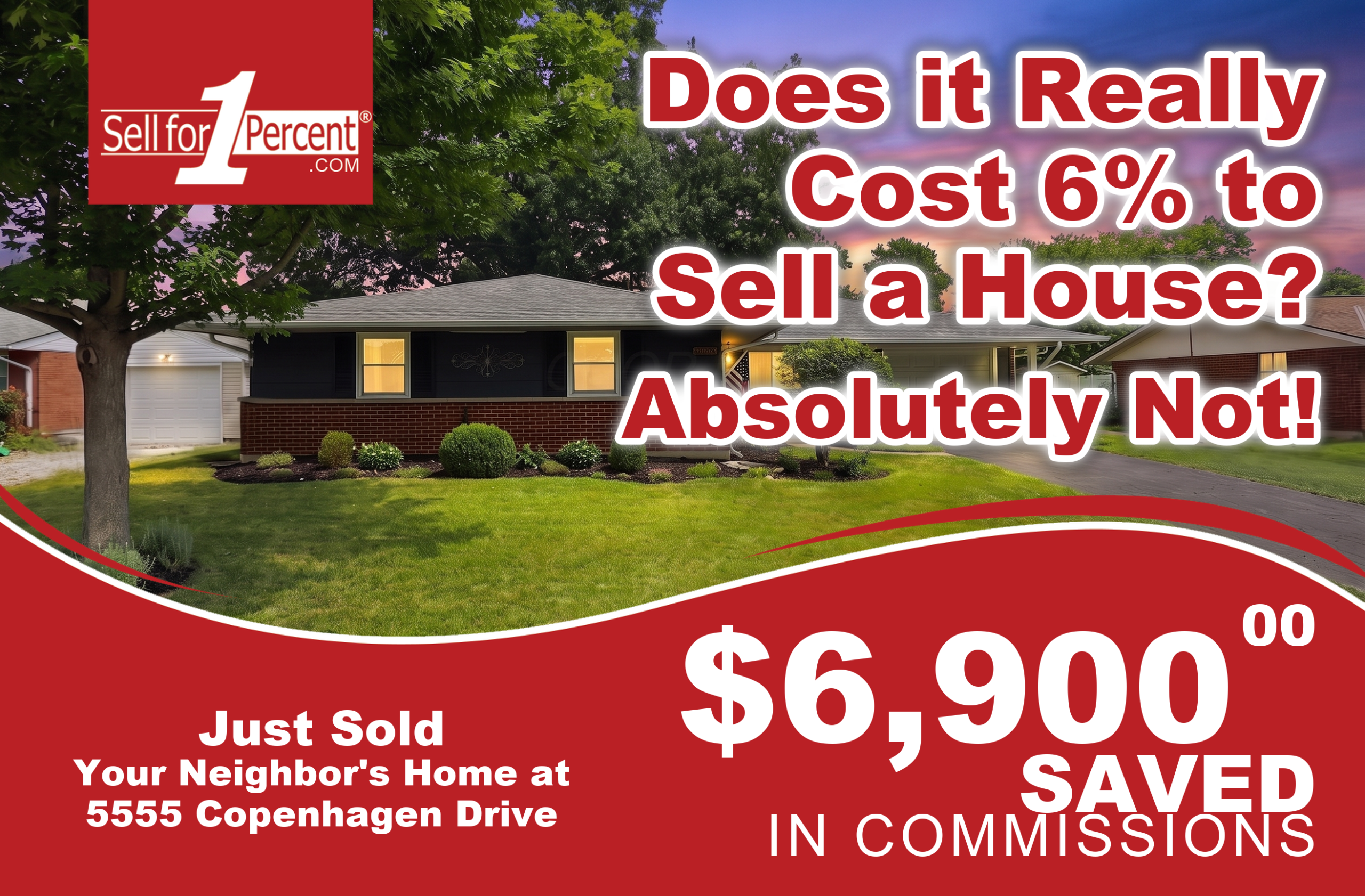 5555 Copenhagen Drive just sold - $6,900 saved in commissions