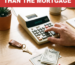 Budget For More Than The Mortgage