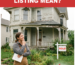 What Does An 'As-Is' Listing Mean?