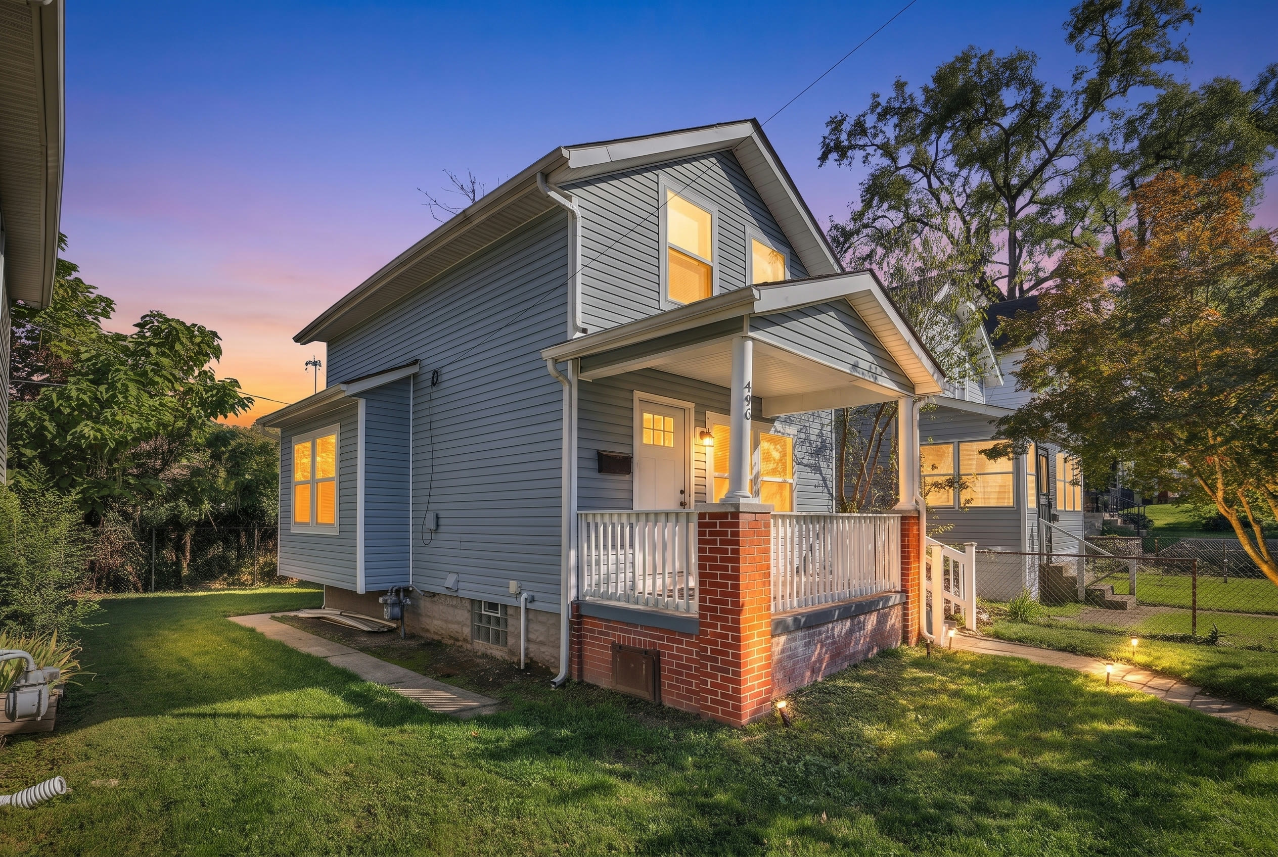 496 Eldridge Avenue, Columbus OH - twilight exterior