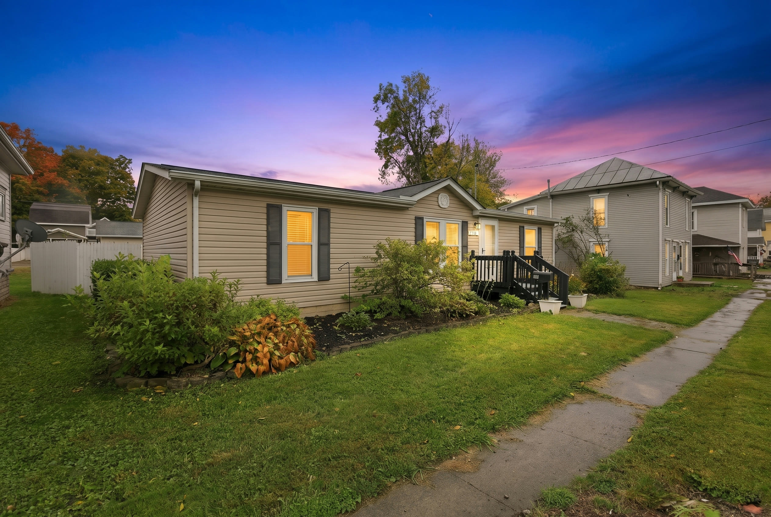 119 W Ottawa Street, Richwood OH - Virtual Twilight